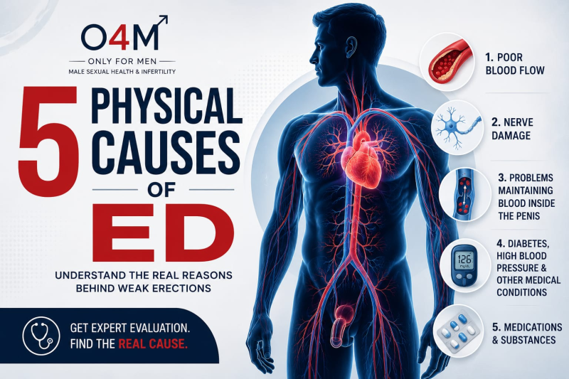 Erectile Dysfunction: 5 Physical Reasons Men Lose Their Erection